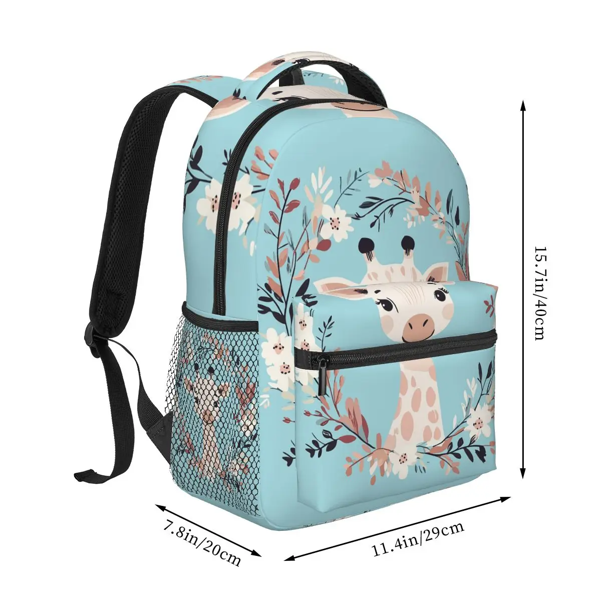 Boho Kawaii Giraffe Backpack Student Boys Girls BookBag Children School Bag Computer Shoulder Bags for Men Women