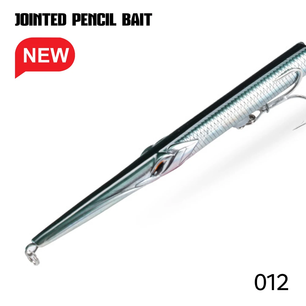 Hunthouse Pencil 180 3-teiliger Angelköder 180mm/22g Nadel-Tauchköder Salzwasser-Kunstköder für Wolfsbarsch-Angelausrüstung