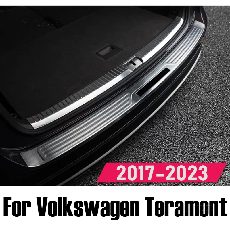 

For Volkswagen Teramont 2017-2023 Stainless Steel Threshold Guard Trunk Threshold Guard Anti-scratch Protection Car Accessories