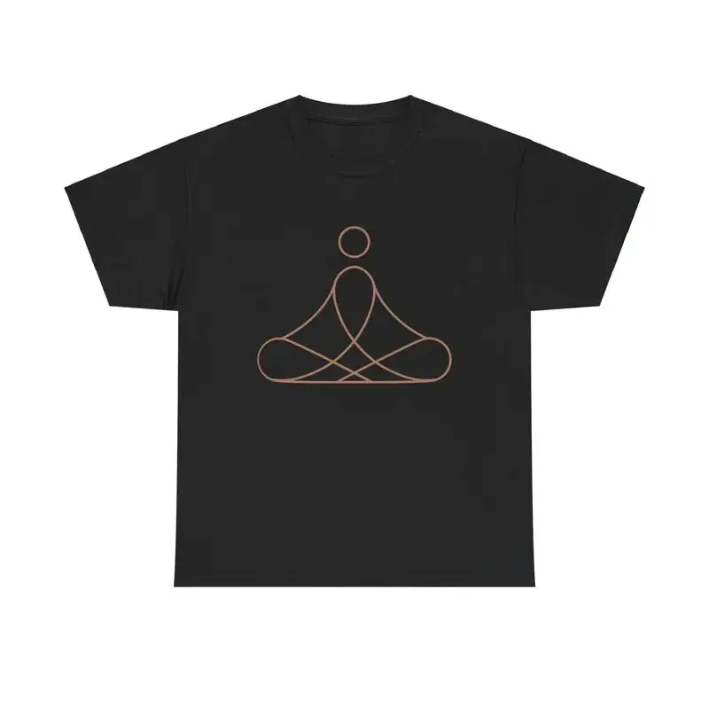 Meditation Pose T Shirt yoga mindfulness zen spiritual balance minimal art