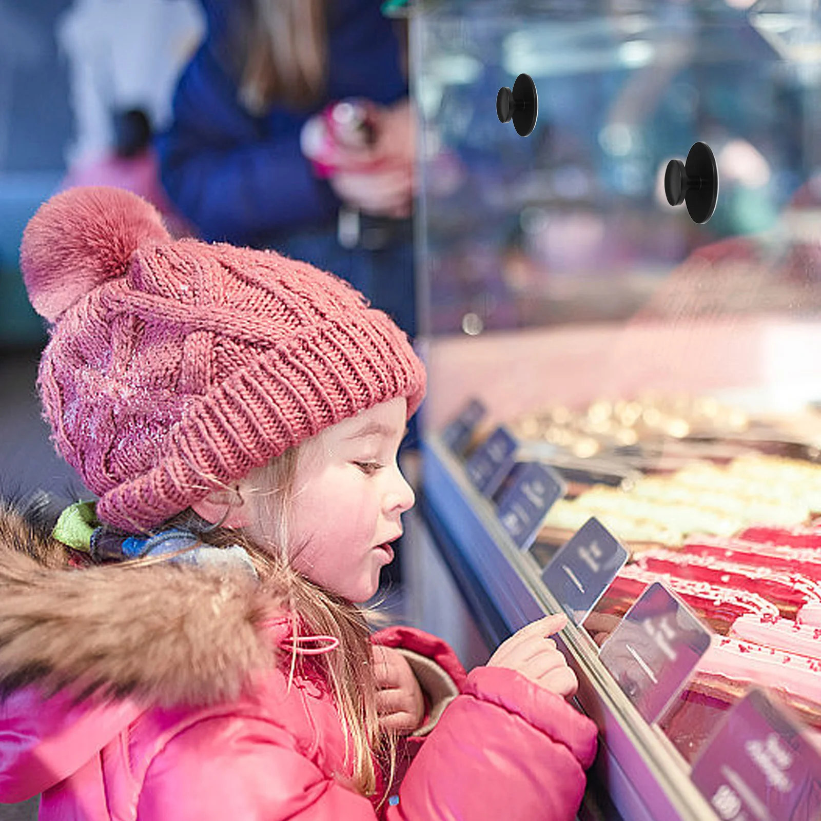 10Pcs Self-Adhesive Cabinet Handles Round Modern Furniture Door Pulls No Drilling Easy Installation Stylish Home Decor