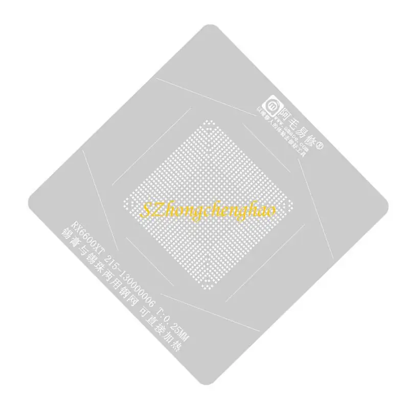 RX6600XT RX5700XT RX580 GTX1050 BGA REBALLING STENCIL CXD90060GH GRAPHICS CHIP GPU LOTSPLAGE PAKE PLANTING STATION 601D