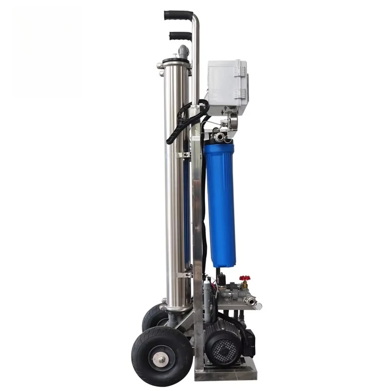 Portable Dust-Free Water Filter System for window, glass, solar panel cleaning and car wash cleaning
