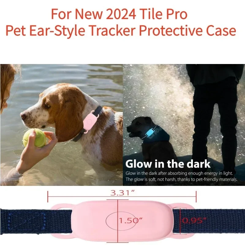 

Waterproof Protective Case for 2024 New Tile Pro Smart Tracker Collar, Tile Locator Cover