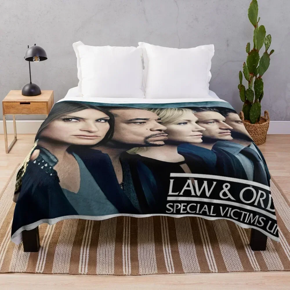 

Law & Order SVU Team Throw Blanket Lightweight Cozy Blanket for Bed Sofa