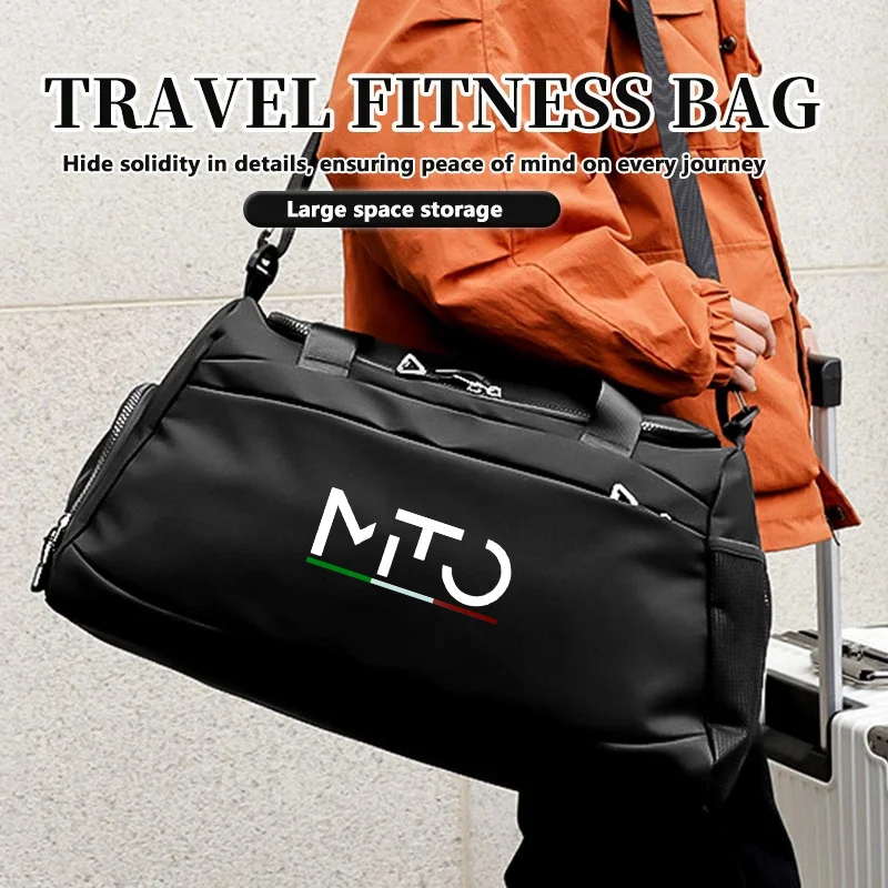 Oxford Nylon Waterproof Duffle Bag Portable Large Capacity With Custom Car Logo Partition storage For Alfa Romeo Mito Accessorie