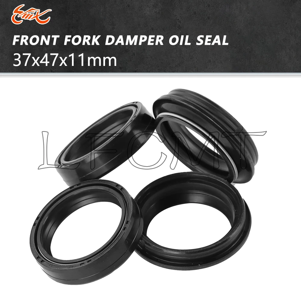 4/8PCS 37x47x11 Front Fork Damper Shock Oil Dust Seal Fit for BMW R1200RT R 1200 RT R1200GS LC Adventure ABS 2013-2018 2017 2016