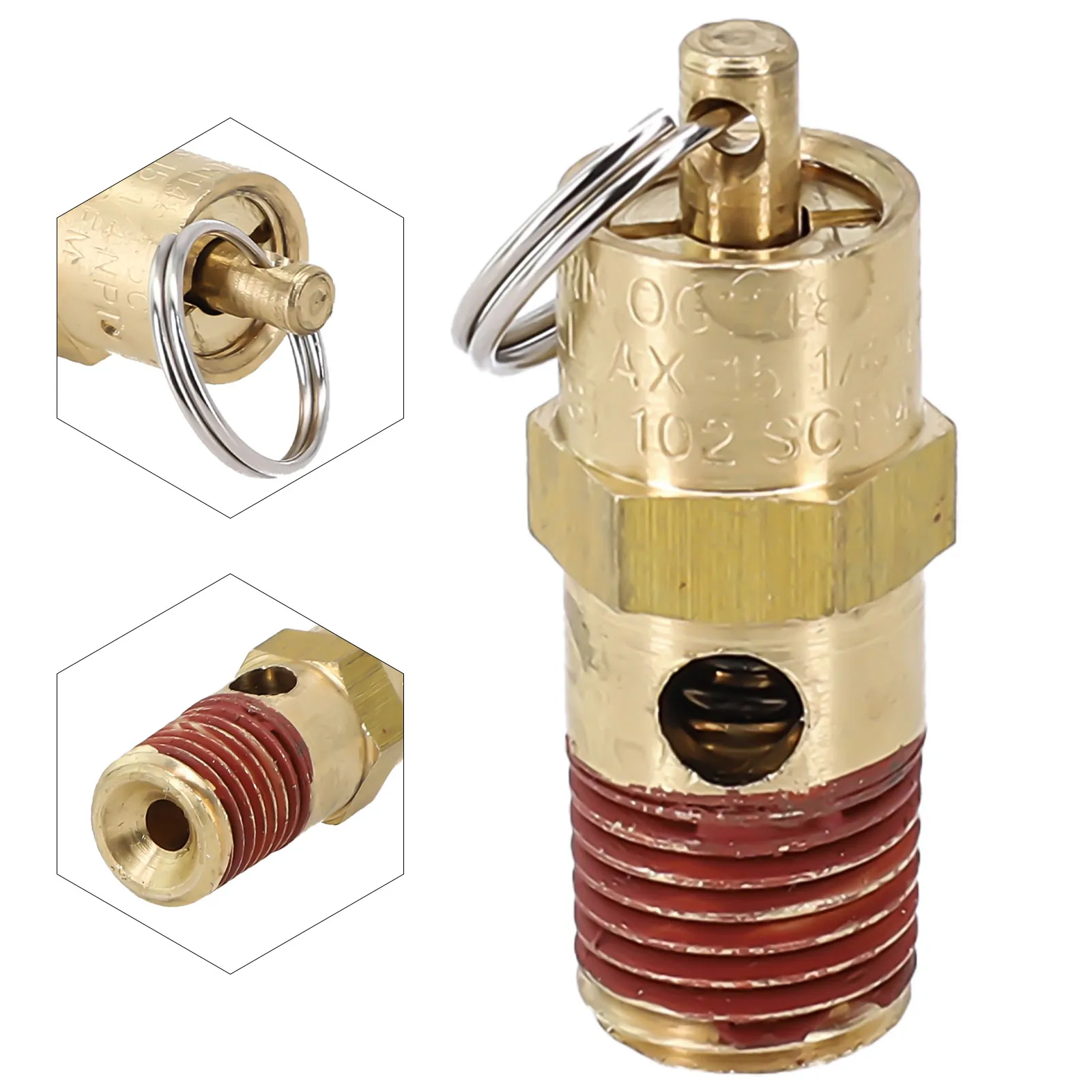 

1 шт. 1/4 дюйма NPT 125PSI-270PSI воздушный компрессор предохранительный клапан давления бак выдвижной регулятор давления