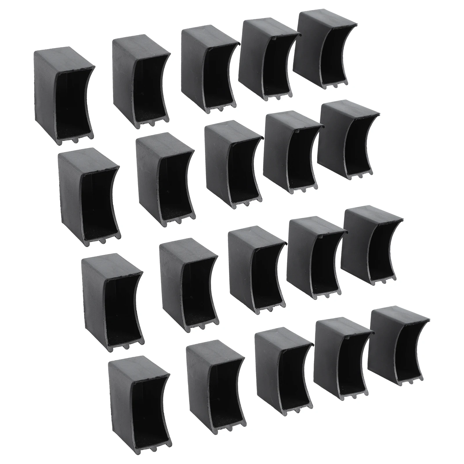 

20 Pcs Furniture Foot Protectors Desk Leg Covers Chair along with Stool Pads Floor