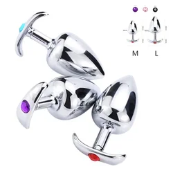 Metal Anchor Base Outdoor Women's Anal Plug Couple Adule Toy Stainless Steels Man Butt Plug Trainer Adult Sex Anal Masturbator