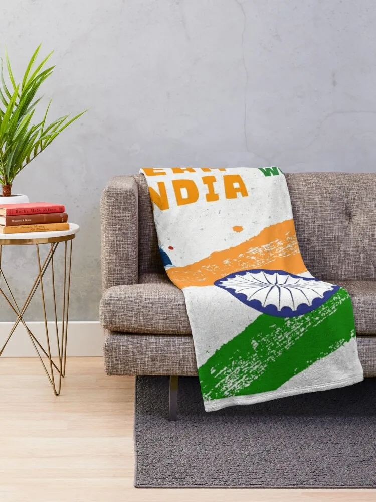 TEAM INDIA T20 WORLD CUP Throw Blanket Sofa Throw heavy to sleep Plaid on the sofa Blankets