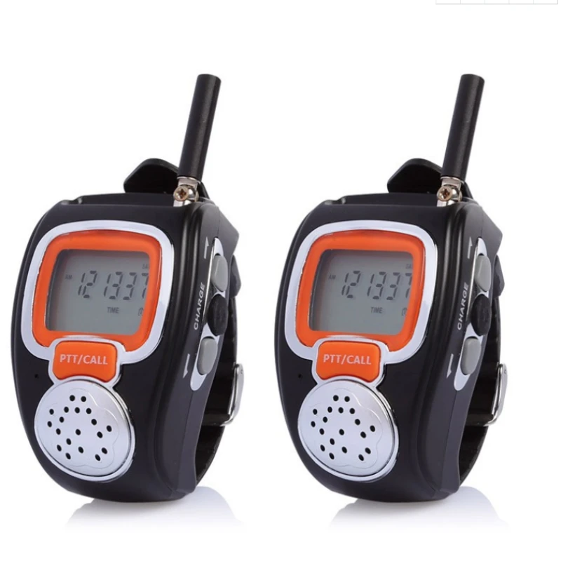 Handsfree Two Way Radio with Display Civilian Kid Walkie-Talkie Wrist Watch Wireless Walkie Talkie Watch