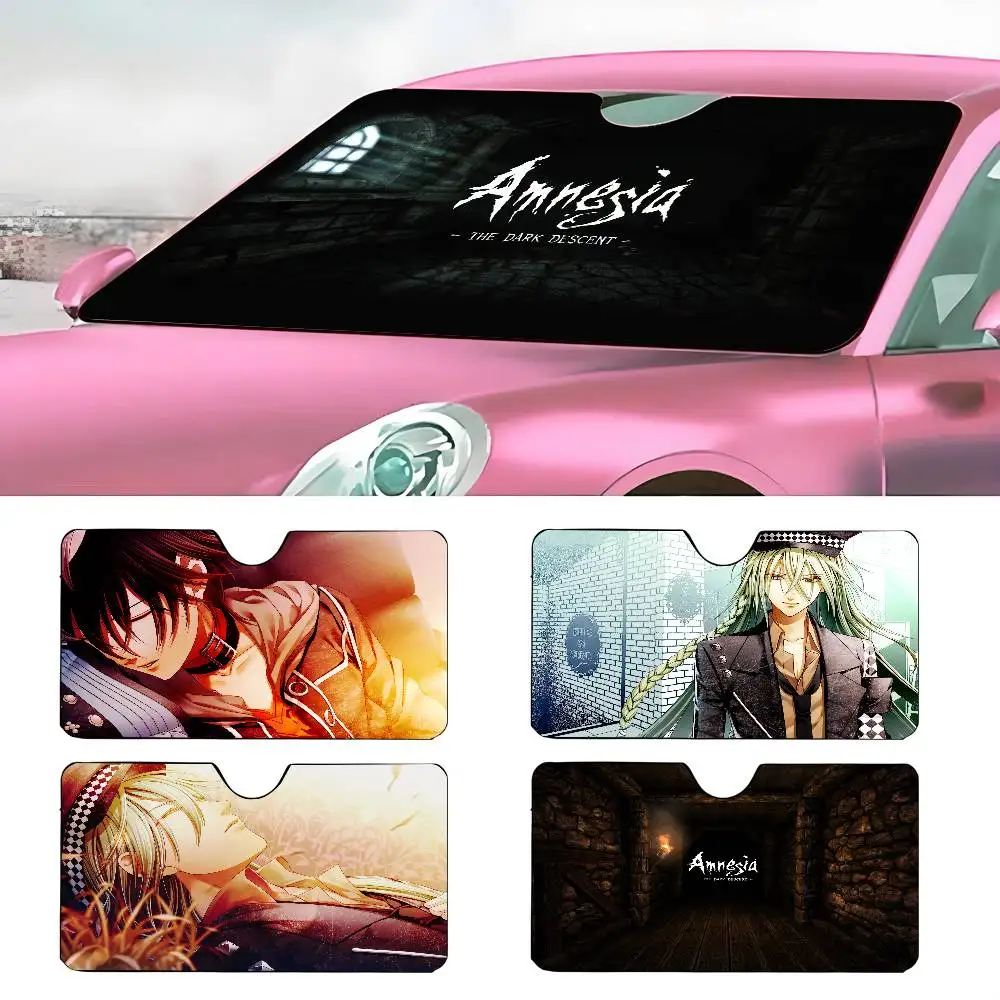 

ANIME AMNESIA автомобильный солнцезащитный козырек, зонтик, лобовое стекло автомобиля, солнцезащитный козырек, защита от ультрафиолета и внутренний охладитель