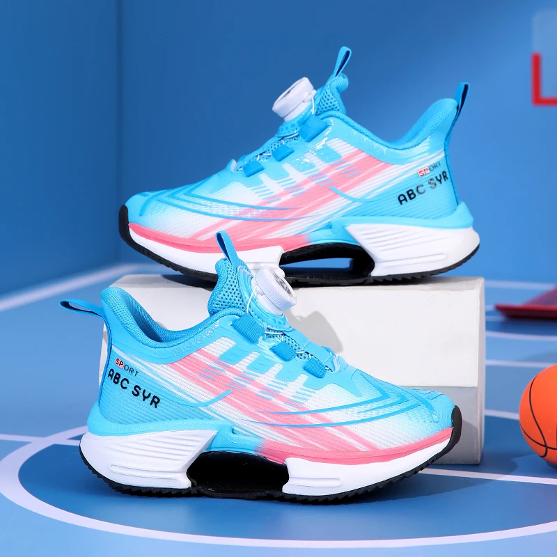 

Children Sports Shoes Boys Girls Breathable Cushioning Rebounding Summer New Outdoor Running Training Shoes Fashion Tennis Shoes