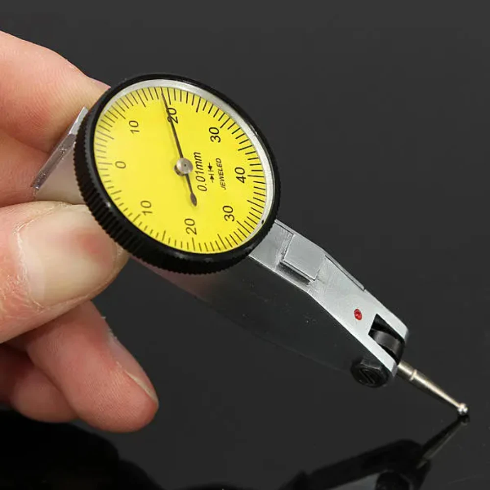 Allsome Dial Test Indicator Precision Metric with Dovetail rails 0-0.8mm 0.01mm