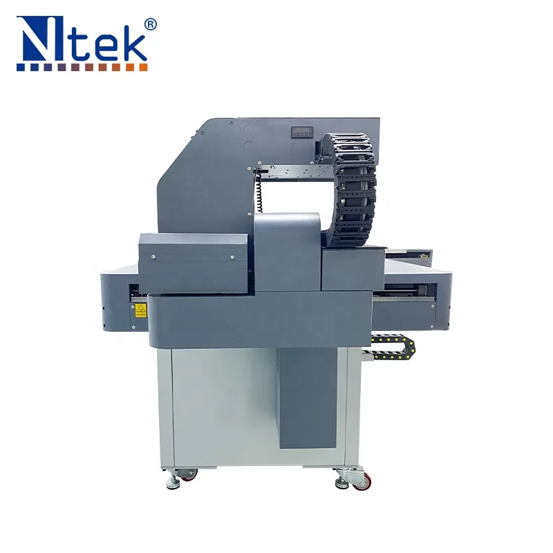NTEK 900mm*600mm Small Digital UV Flatbed Inkjet Printer For Glass bottle PVC Phone Shell Ceramic cup Printing Machine