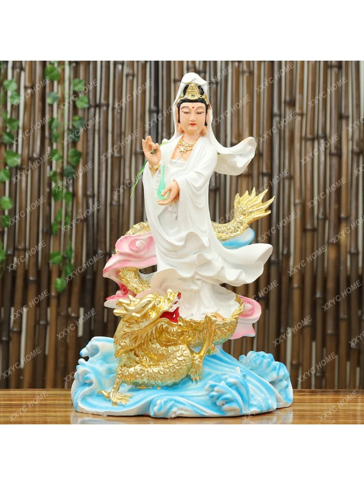 Ta Long Avalokitesvara Home Ornaments Island Guanyin Niang New South Sea Guanyin Bodhisattva Resin Fiberglass