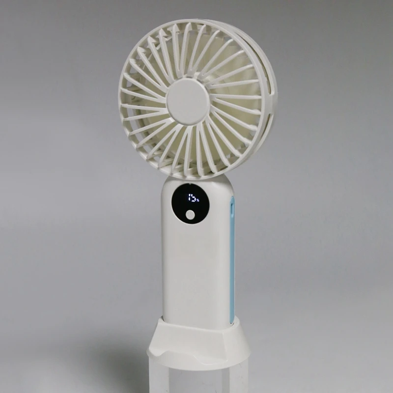 Travel Outdoor Mini Hand Air Cooling Fan USB Chargeable Handheld Silent Air Conditioner Electric Fan For Home Room