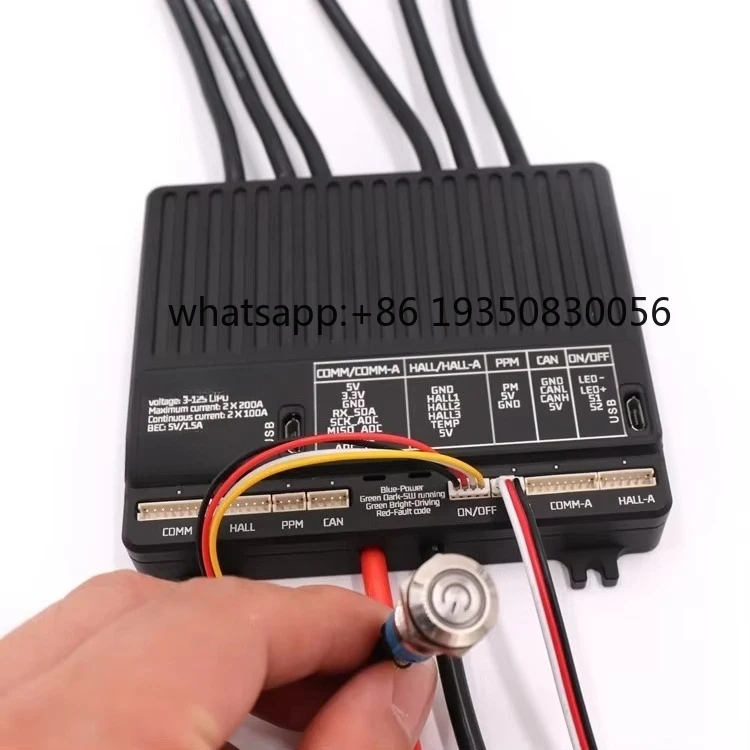 

Electric Skateboard Double VESC 6 Electronic Speed Controller for Autonomous Delivery Robots Skateboard Go Kart agv