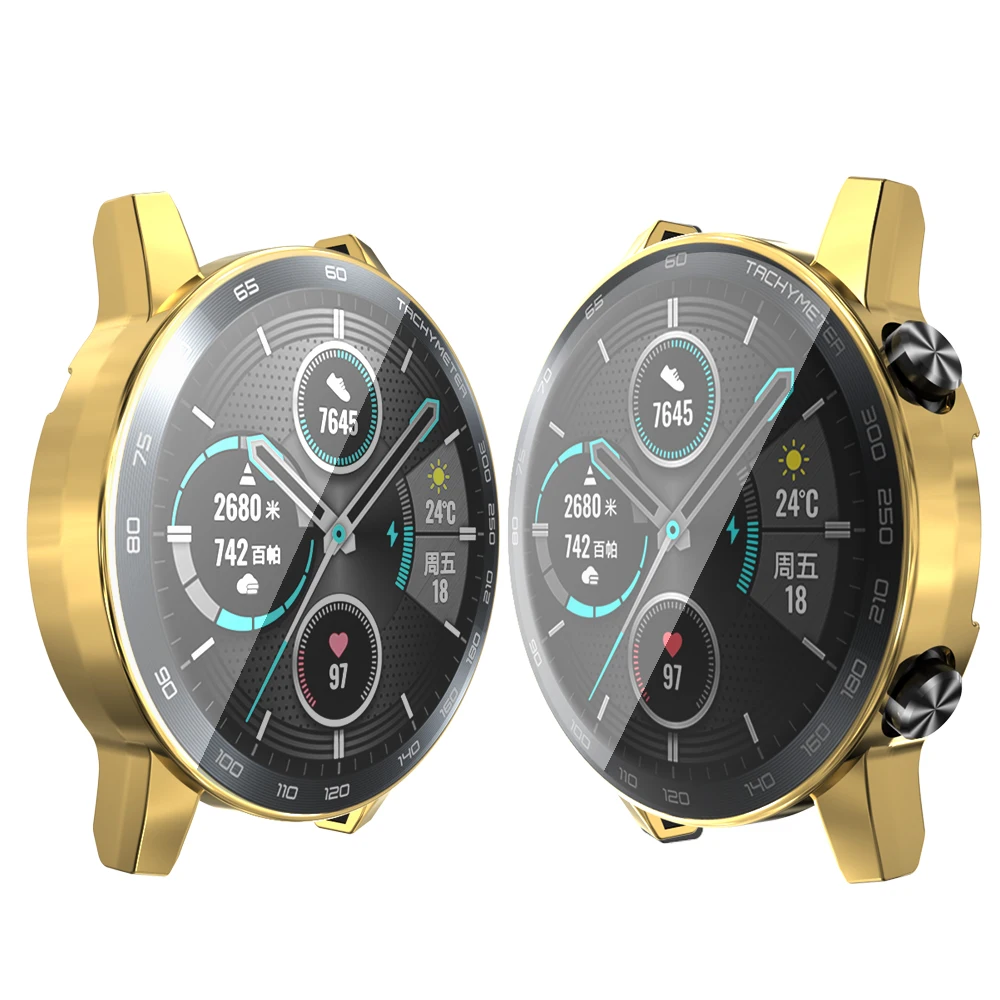 화웨이 아너 매직 2 용 TPU 보호 쉘, 부드럽고 유연한 시계 커버, 보호 케이스 교체, 46mm