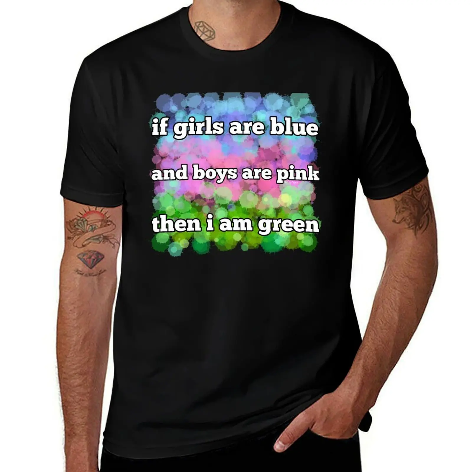 

I'm green T-Shirt vintage graphic tee vintage anime shirt Funny t-shirt funny t shirts for men