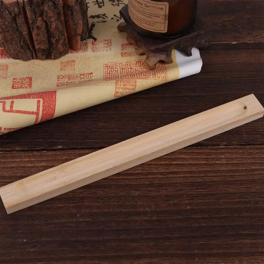 Bamboo Bamboo Board Incense Holder Eco-friendly Natural Incense Stick Holder Anti-Ash Flying Japanese Style Incense Ash Catcher