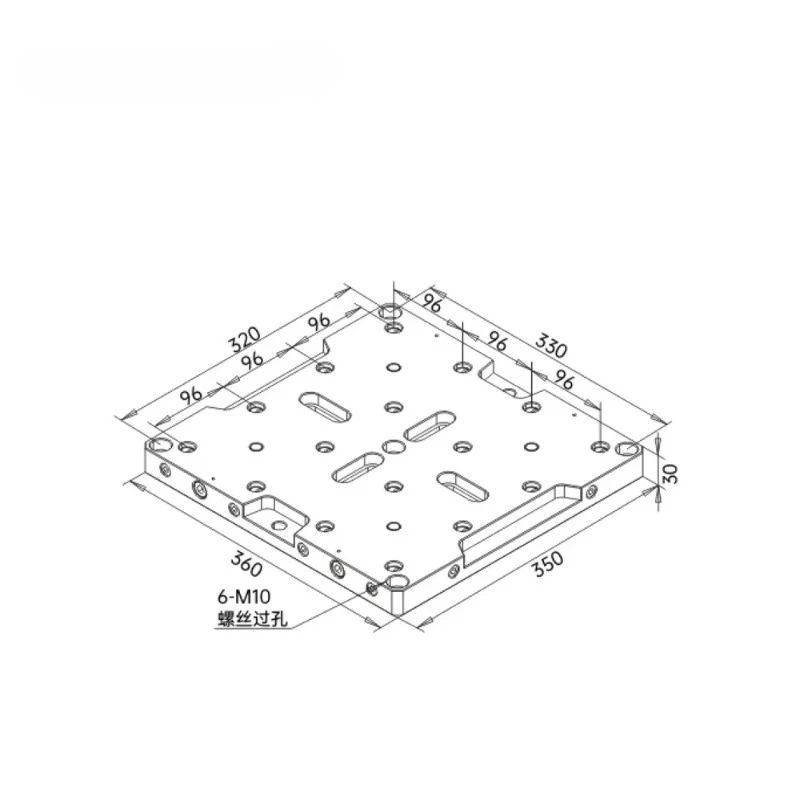 96 Four-station Low Profile Adapter