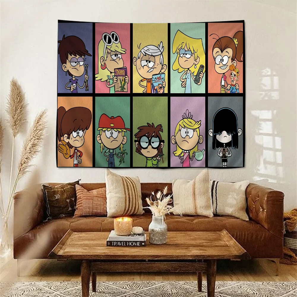 The C-Cartoon L-Loud Cartoon Tapestry Home Decoration Hippie Bohemian Decoration Divination Home Decor