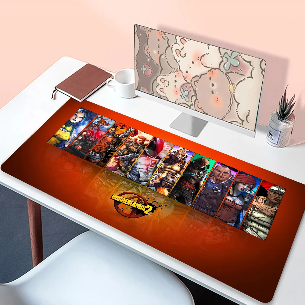 Xxl Gaming Accessories Pad Cartoon Mause Game Rubber Carpet B-Borderlandes Locking Edge Mat 1000x500mm Keyboard Desk Cabinet Pad