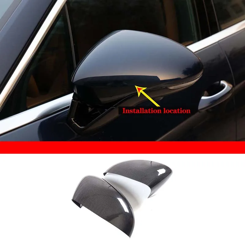 

For Porsche Panamera 971 2017-2022 Real Carbon Fiber Car Exterior Mirror Cover Car Exterior Accessories LHD