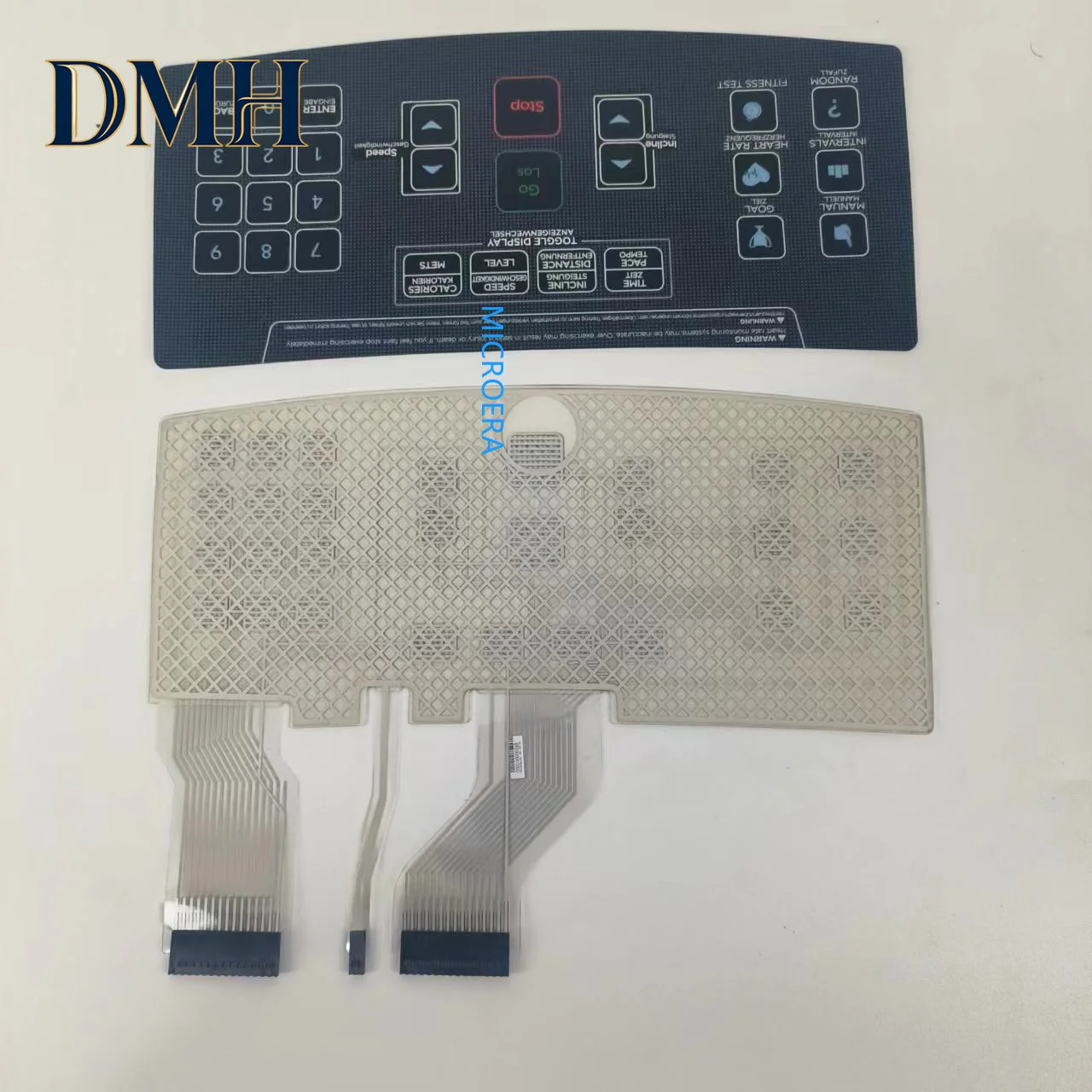 Johnson T7000Pro T7000Plus Vision T60 Treadmill Membrane Switch Keyboard Stickers START STOP Button for Treadmill Equipment