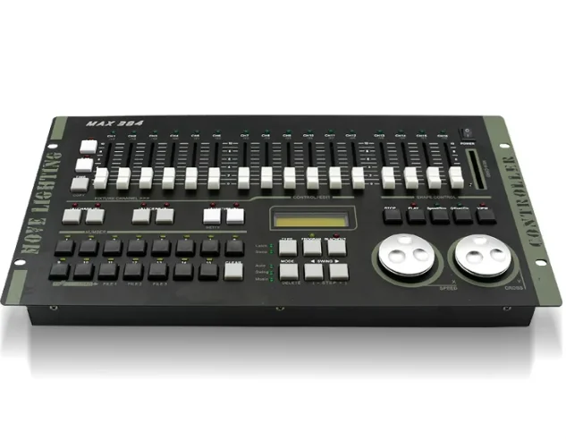 DMX384  Lighting Dimming Console, Moving Head Light Controller for Wedding Stage Show