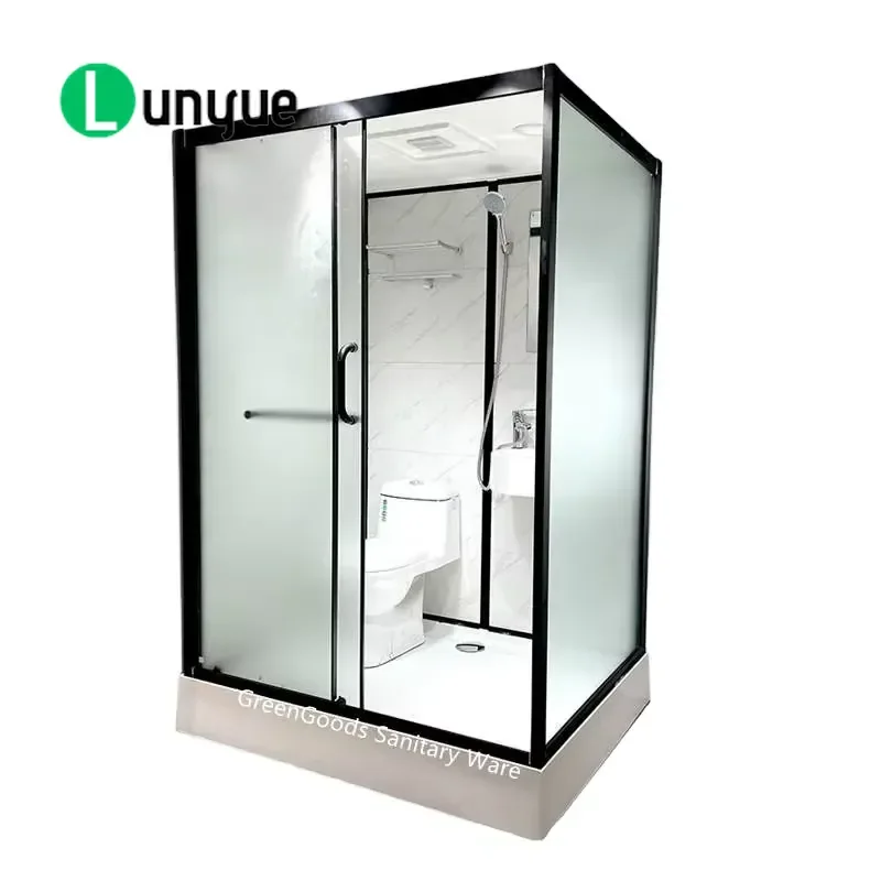 Modern 5mm Glass Sliding Shower Door Integrated Bathroom Shower Room Wholesale Manufacturer Direct Sale Easy Installation