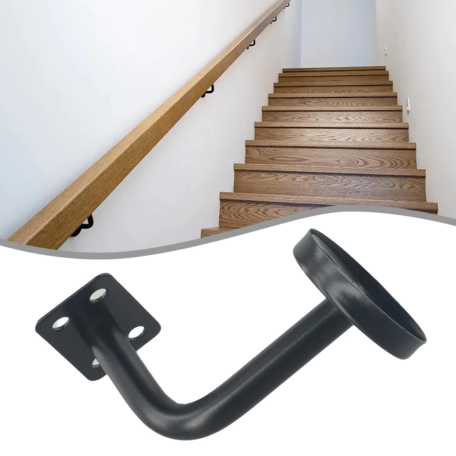 Home Building Co-ordinates Beautifully With The Oak Home Improvement Handrail Brackets Stair High Quality Stainless Steel