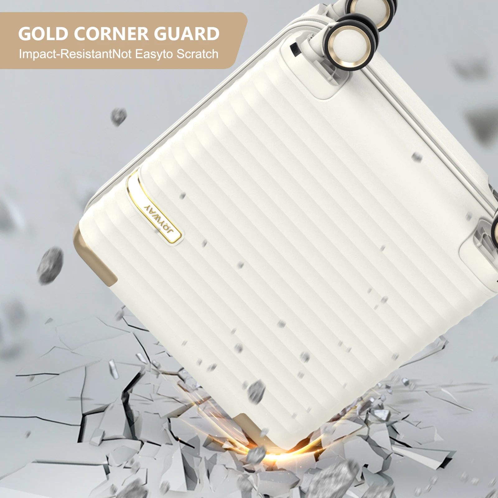 조이웨이 미니 18인치 기내용 캐리어, 가볍고 튼튼한 TSA 잠금장치, 단기 여행 및 비즈니스 여행용