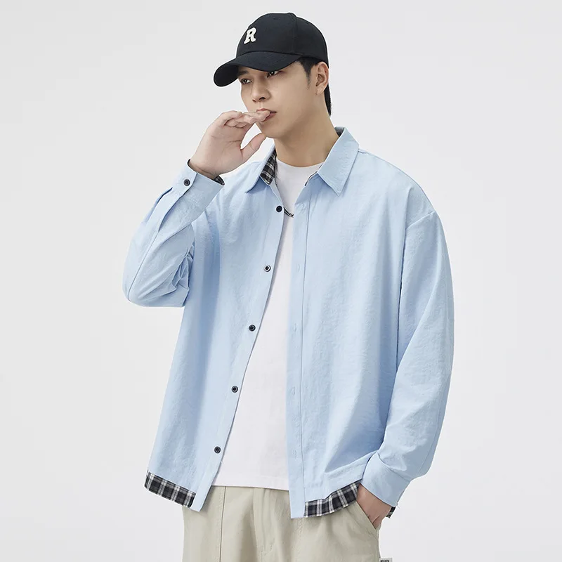 

Повседневный мужской комплект из двух предметов irt Jaet Combo, осень 2025 года, дизайн Sensation, универсальный свободный крой, узор из полиэфирного волокна