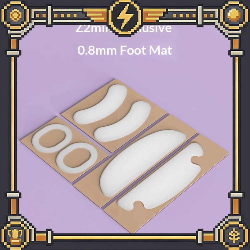 ZaoPin Original mouse foot pad 0.8mm thickness mouse foot sticker Native size close fit PC GAMER GIFTS