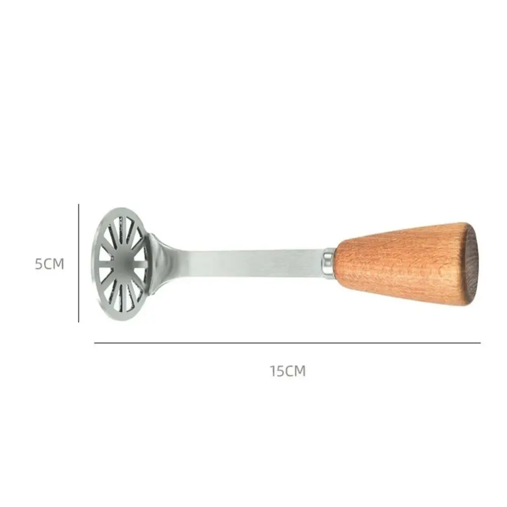 هراسة بطاطس من الفولاذ المقاوم للصدأ ، مشذ ، كسارة يدوية ، معدن يدوي ، أداة فواكه ، مكبس خضروات ، ثوم أفوكادو ، يقطين ، مكبس يدوي #6