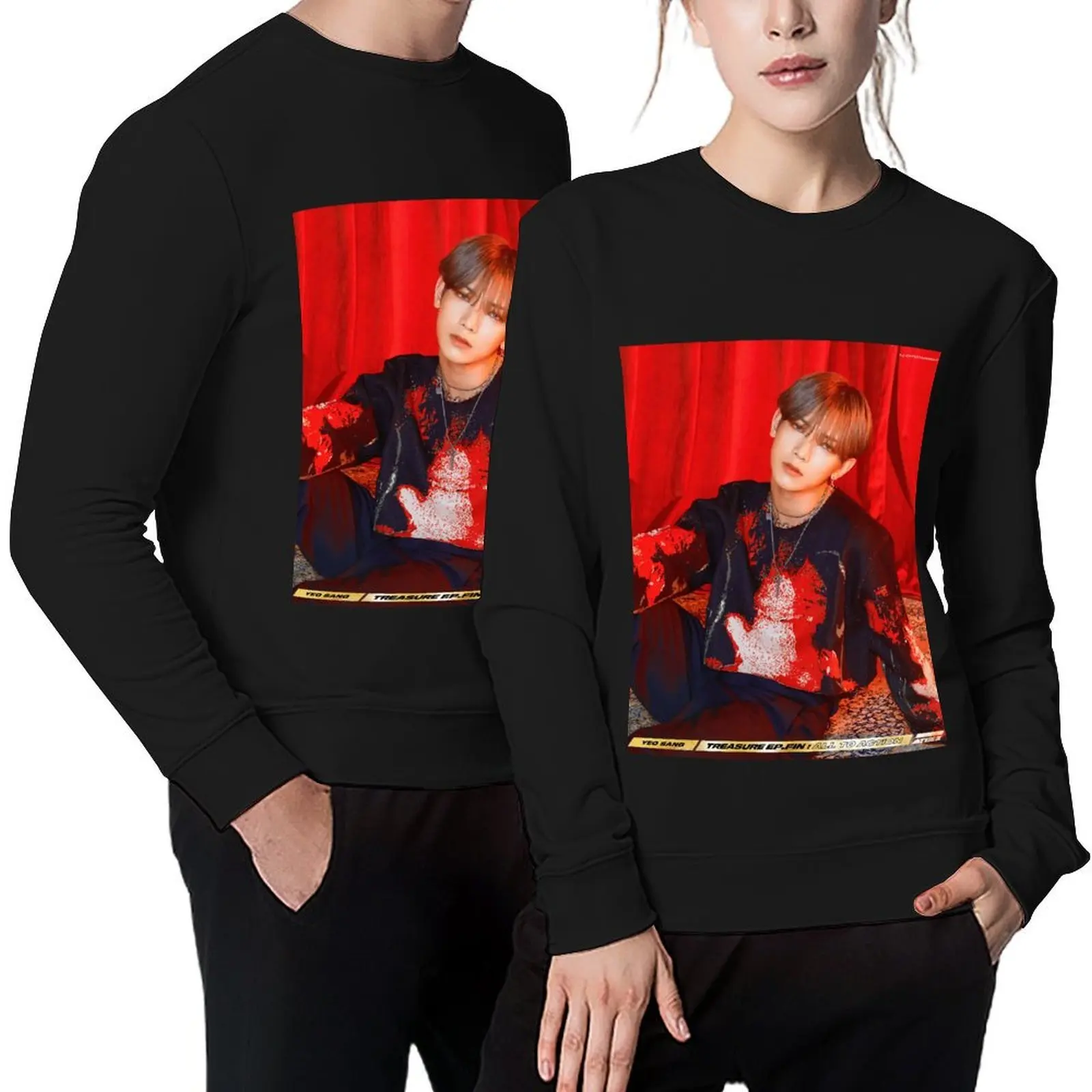 

ATEEZ WONDERLAND YEOSANG Pullover winter clothes clothes for men men wear japanese style new sweatshirts