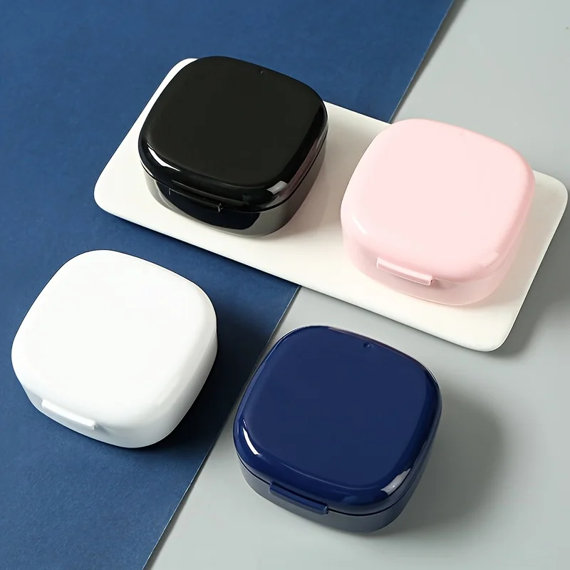 Denture Cleaning And Storage Retainer Case - Non Sterile Denture Case for Easy Cleaning And Storage