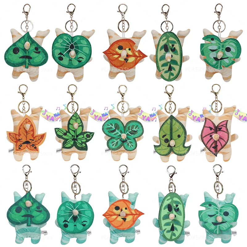 

The Legend of Zelda Korok Plush Changeable Sounding Stuffed Toy Cartoon Anime Green Leaves Doll for Kids Birthday Gifts