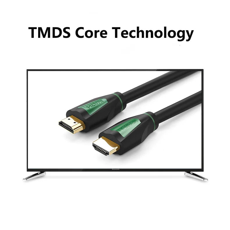 Cavo UGREEN 4K HD-MI Cavo HD-MI ad alta velocità 2.0 Supporto 4K 60Hz Cavo per computer HD-MI Deluxe maschio-maschio