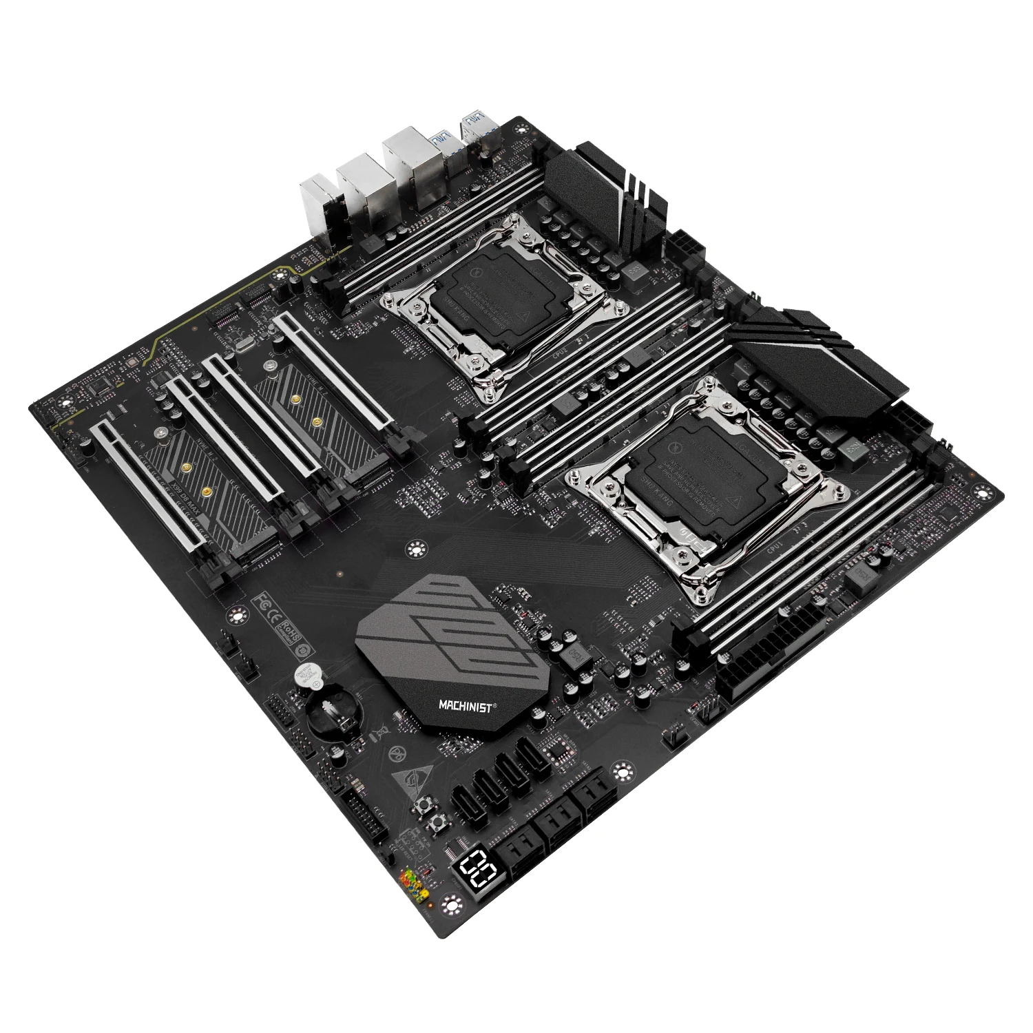 MACHINIST-placa base X99 D8 MAX LGA 2011-3, Kit de CPU Dual, procesador Xeon E5 2680 V4 * 2, 128G = 16G * 8 DDR4 ECC RAM, ocho canales