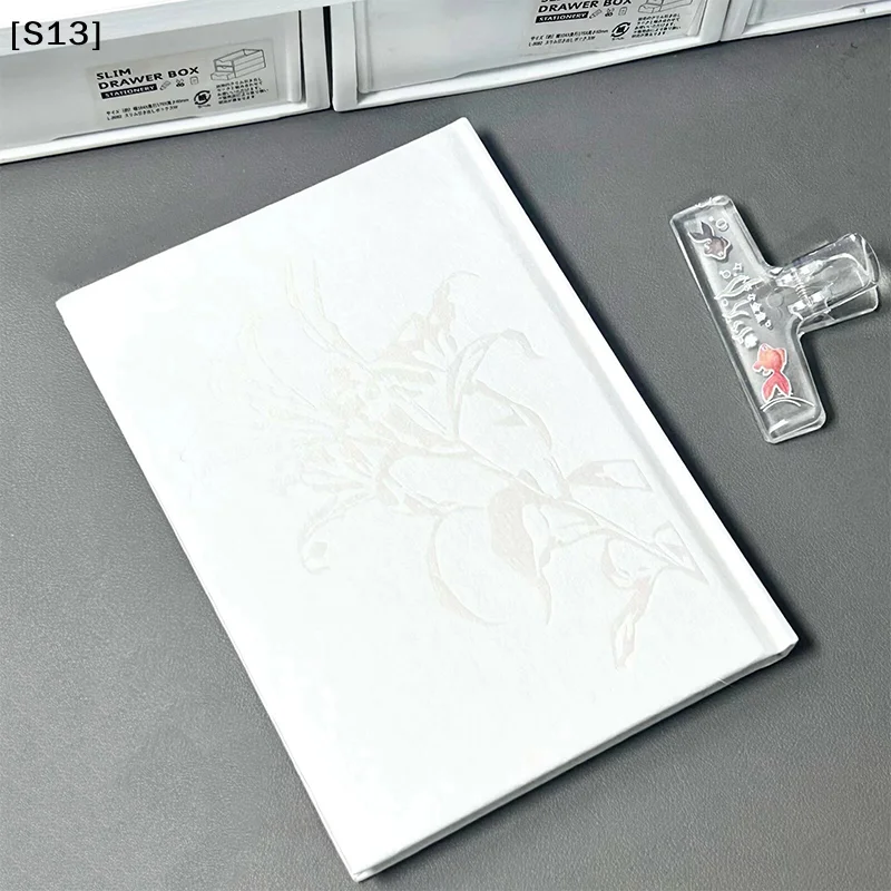 Creative Retro B6 Notebook Hand Account Book Christmas Exquisite Gift Diary Embossed Print Diary Notepad[Q]Q@