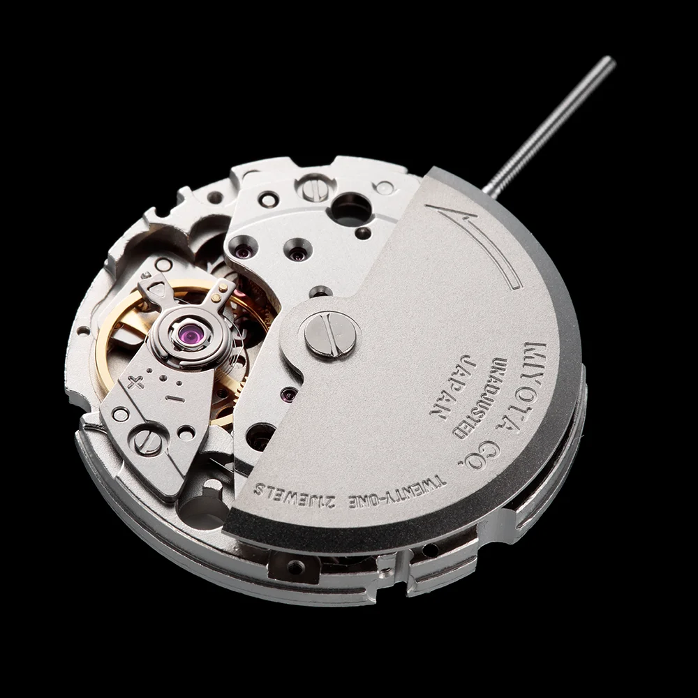 100% Original Miyota 8205 Movement -20 to +40 seconds/day High precision Stop-seconds Function 21 Jewels Weekly&Calendar Display