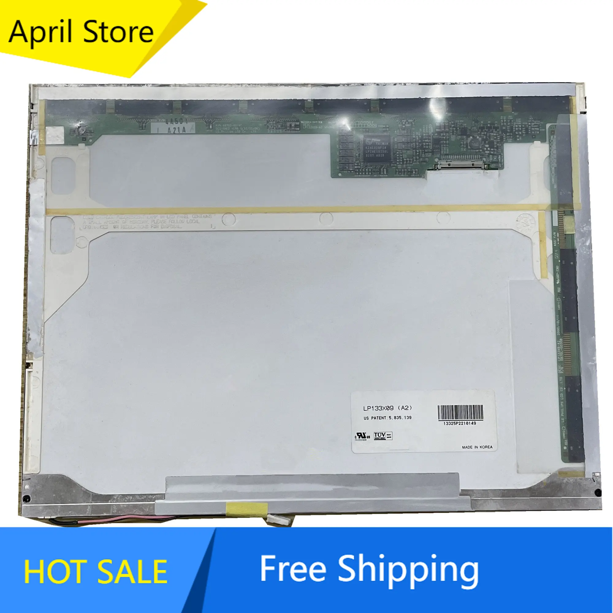 

LP133X09-A2 LP133X8-A2M1 LTD133ECKF 13.3'' Laptop LCD Screen 1024*768 LVDS 20 PINS