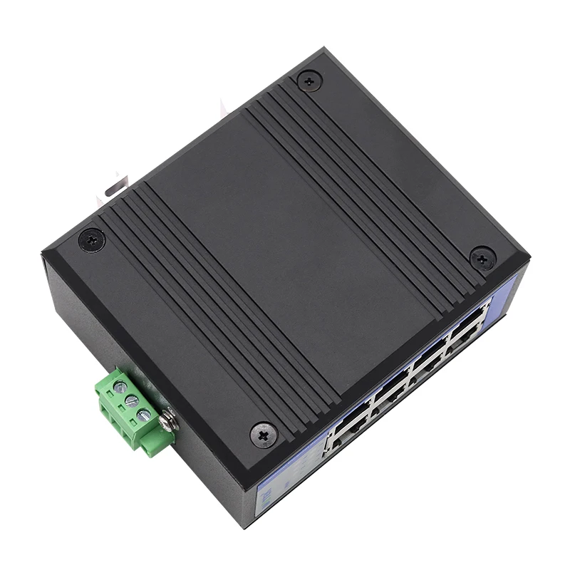 UOTEK 1000M Commutateur Ethernet Industriel Gigabit 8 Port RJ45 Réseau Non Géré DIN-Rail Plein Semi-Duplex Plug and Play UT-6408GC