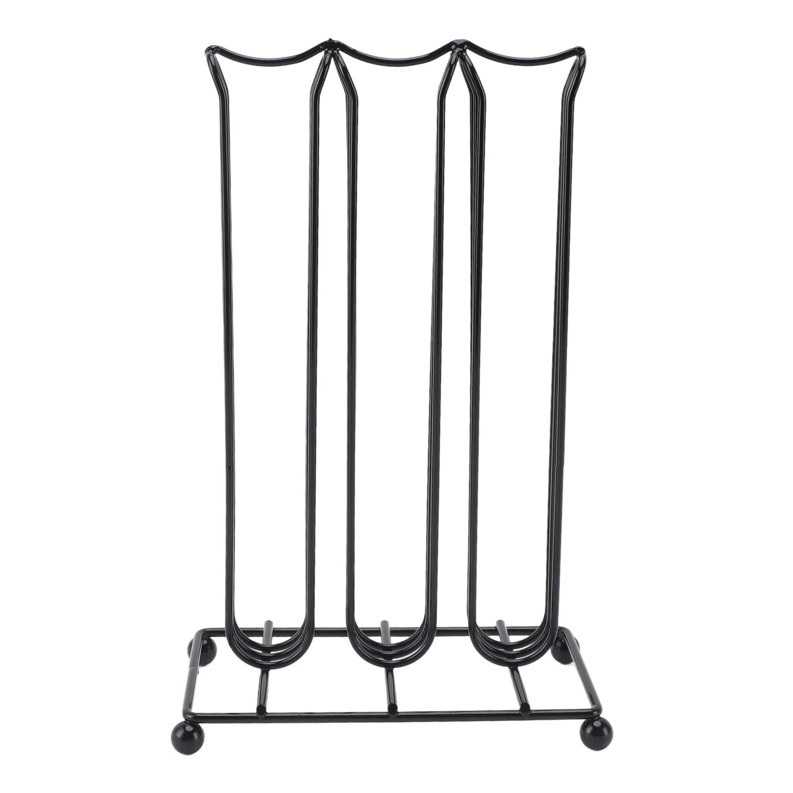 Coffee Capsule Storage Rack Iron Stable Structure Space Saving Coffee Pod Storage Tower Black 42 Capacity Vertical for Home
