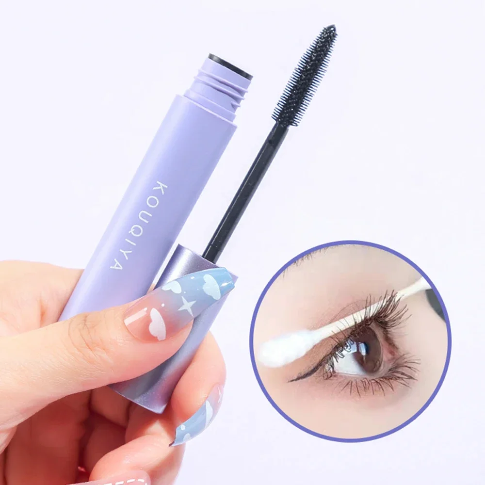 Black 4D Mascara Thick Slender Curling Waterproof Sweatproof 24H Long Lasting Effect Without Smudge Eyelash Extension Cosmetics