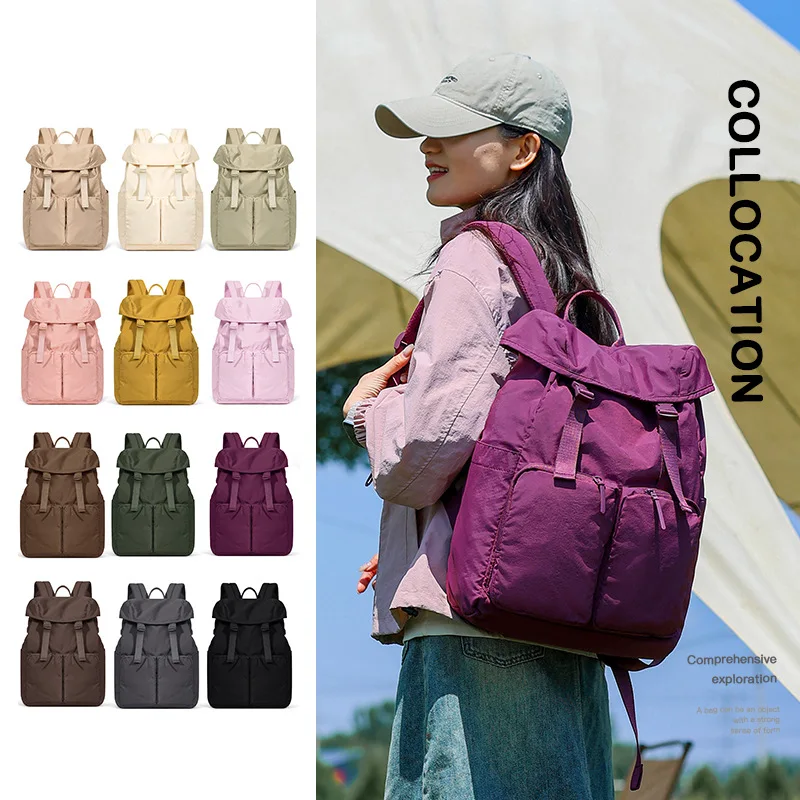Unisex Large Capacity Casual Backpack Outdoor Travel Rucksack Fits 14 Inch Laptop Multiple Colors For School College Hiking Dail
